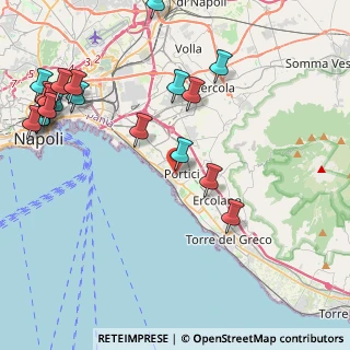 Mappa I Viale Melina, 80055 Portici NA, Italia (5.9425)
