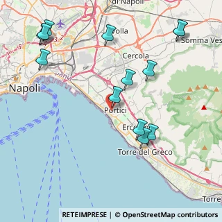 Mappa Viale I Marina, 80055 Portici NA, Italia (5.35692)