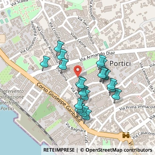 Mappa Viale I Melina, 80055 Portici NA, Italia (0.22)
