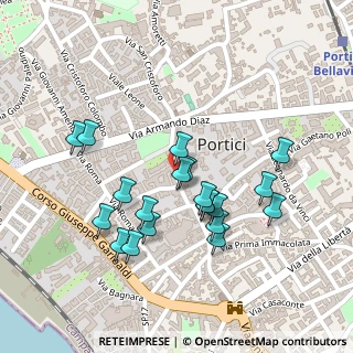 Mappa Via Guglielmo Marconi, 80055 Portici NA, Italia (0.2355)