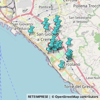 Mappa Via Guglielmo Marconi, 80055 Portici NA, Italia (1.299)