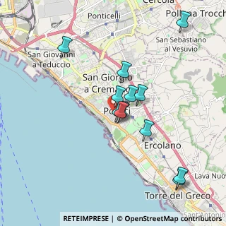 Mappa Via Guglielmo Marconi, 80055 Portici NA, Italia (1.80083)