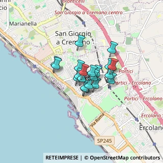 Mappa Via Guglielmo Marconi, 80055 Portici NA, Italia (0.5005)