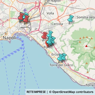 Mappa Via Guglielmo Marconi, 80055 Portici NA, Italia (4.23429)
