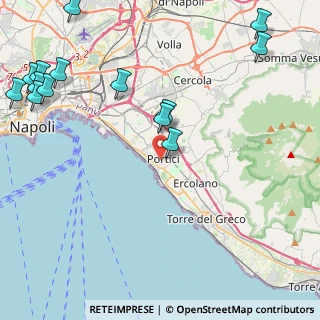 Mappa Via Guglielmo Marconi, 80055 Portici NA, Italia (6.47571)