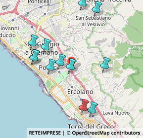 Mappa Via Madonnelle, 80056 Ercolano NA, Italia (2.17333)