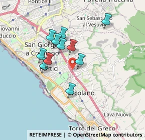 Mappa Via Madonnelle, 80056 Ercolano NA, Italia (1.60182)