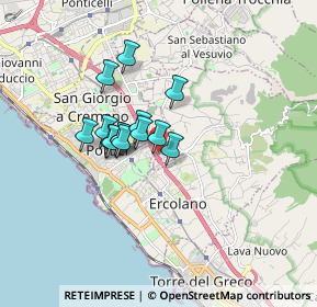 Mappa Via Madonnelle, 80056 Ercolano NA, Italia (1.22643)