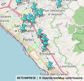 Mappa Via Madonnelle, 80056 Ercolano NA, Italia (2.13857)