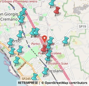 Mappa Via Madonnelle, 80056 Ercolano NA, Italia (1.2055)