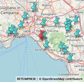 Mappa Via Madonnelle, 80056 Ercolano NA, Italia (9.5595)