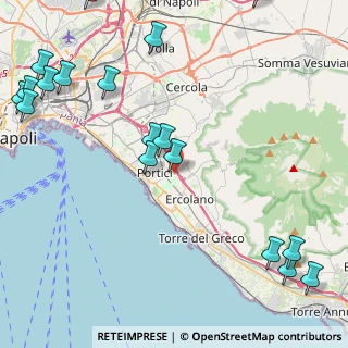 Mappa Via de Lauzieres Flotard, 80055 Portici NA, Italia (6.63833)