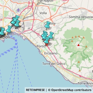 Mappa Via de Lauzieres Flotard, 80055 Portici NA, Italia (6.06167)