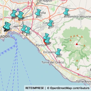 Mappa Via de Lauzieres Flotard, 80055 Portici NA, Italia (6.598)