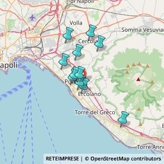 Mappa Via de Lauzieres Flotard, 80055 Portici NA, Italia (2.76818)