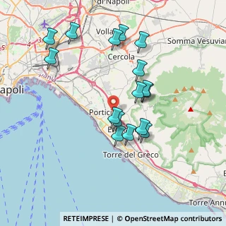 Mappa Via Flotard de Lauzieres de Themines, 80055 Portici NA, Italia (3.83875)