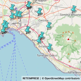 Mappa Via Flotard de Lauzieres de Themines, 80055 Portici NA, Italia (6.272)