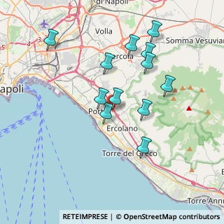 Mappa Via de Lauzieres Flotard, 80055 Portici NA, Italia (3.72083)