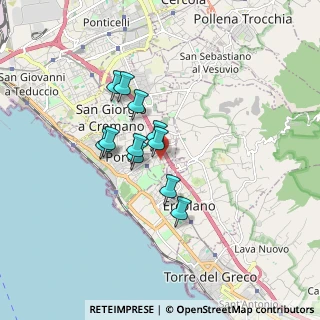 Mappa Via Flotard de Lauzieres de Themines, 80055 Portici NA, Italia (1.32818)