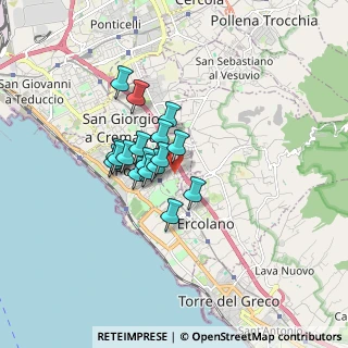 Mappa Via de Lauzieres Flotard, 80055 Portici NA, Italia (1.21706)