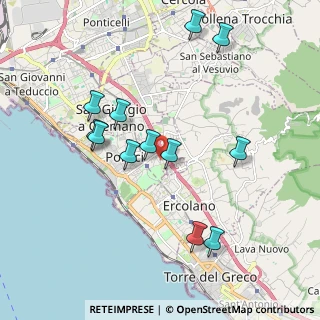 Mappa Via Flotard de Lauzieres de Themines, 80055 Portici NA, Italia (2.07833)