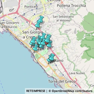 Mappa Via de Lauzieres Flotard, 80055 Portici NA, Italia (1.083)
