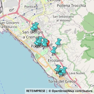 Mappa Via de Lauzieres Flotard, 80055 Portici NA, Italia (1.69231)