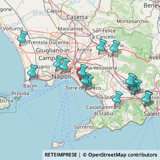 Mappa Via Flotard de Lauzieres de Themines, 80055 Portici NA, Italia (18.74813)