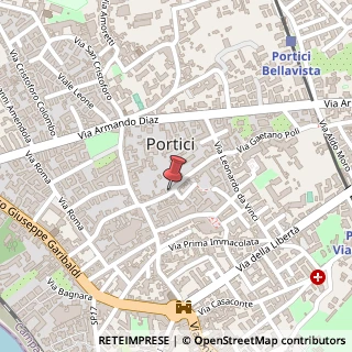 Mappa Via Gaetano Poli,  18, 80055 Portici, Napoli (Campania)
