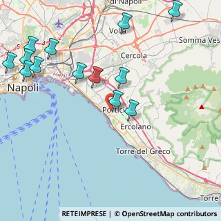Mappa Viale II Melina, 80055 Portici NA, Italia (5.54615)