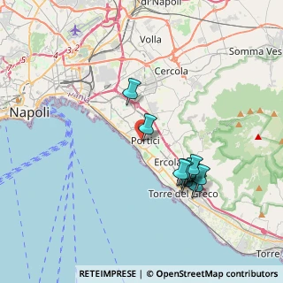 Mappa Viale II Melina, 80055 Portici NA, Italia (3.72091)