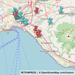 Mappa Viale II Melina, 80055 Portici NA, Italia (5.645)