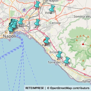 Mappa Viale II Melina, 80055 Portici NA, Italia (6.727)
