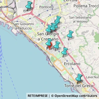 Mappa Viale II Melina, 80055 Portici NA, Italia (2.25538)