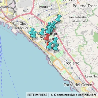 Mappa Viale II Melina, 80055 Portici NA, Italia (1.31214)