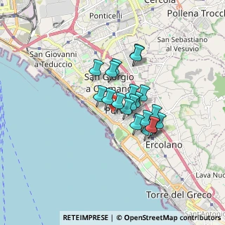 Mappa Viale II Melina, 80055 Portici NA, Italia (1.249)