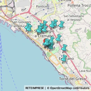 Mappa Viale II Melina, 80055 Portici NA, Italia (1.33947)