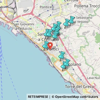 Mappa Viale II Melina, 80055 Portici NA, Italia (1.58462)