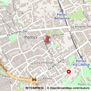 Mappa Via Leonardo da Vinci, 10, 80055 Portici, Napoli (Campania)