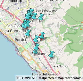 Mappa Via Cozzolino Benedetto Sacerdote, 80056 Ercolano NA, Italia (1.955)