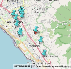 Mappa Via Cozzolino Benedetto Sacerdote, 80056 Ercolano NA, Italia (2.27636)