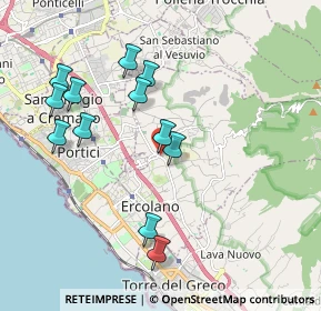 Mappa Via Cozzolino Benedetto Sacerdote, 80056 Ercolano NA, Italia (2.06083)