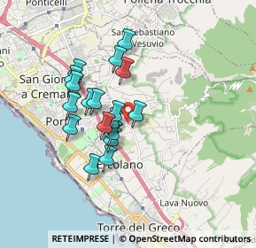 Mappa Via Cozzolino Benedetto Sacerdote, 80056 Ercolano NA, Italia (1.50944)