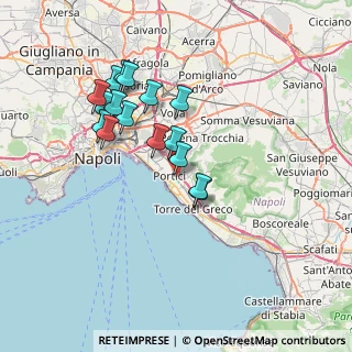 Mappa Via Libertà IV Traversa Destra, 80055 Portici NA, Italia (6.91375)