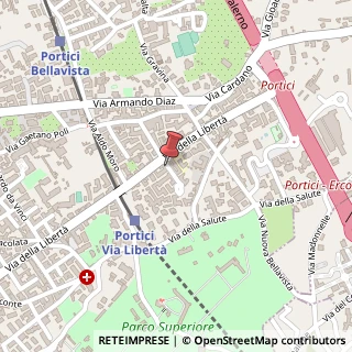 Mappa Via della Libertà, 258/b, 80055 Portici, Napoli (Campania)