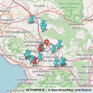 Mappa Via Palma Prima Traversa Sinistra, 80040 Striano NA, Italia (7.59267)