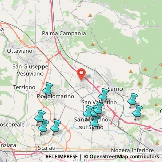 Mappa Via Palma Prima Traversa Sinistra, 80040 Striano NA, Italia (5.82455)