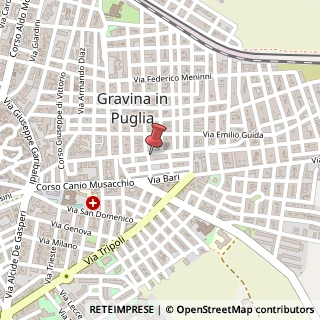 Mappa Via Casale, 243, 70024 Gravina in Puglia, Bari (Puglia)