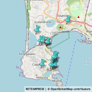 Mappa Porto di Baia, 80070 Bacoli NA, Italia (1.66267)