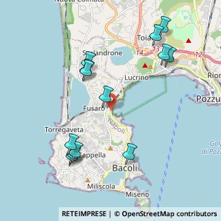 Mappa Porto di Baia, 80070 Bacoli NA, Italia (2.43462)